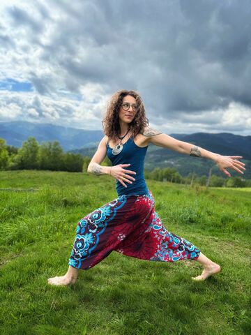 Sandrine, professeure de yoga